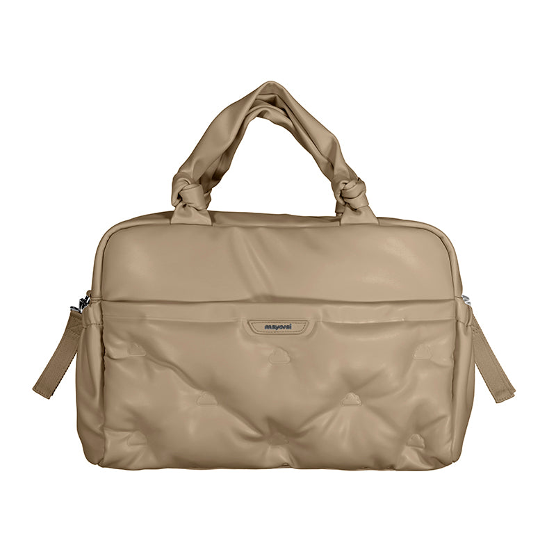 Praline Quilted Diaper Bag