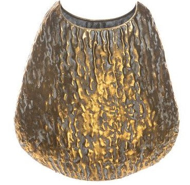 Gold Metal Planter