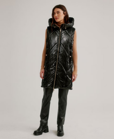 Snowy Nights Long Vest