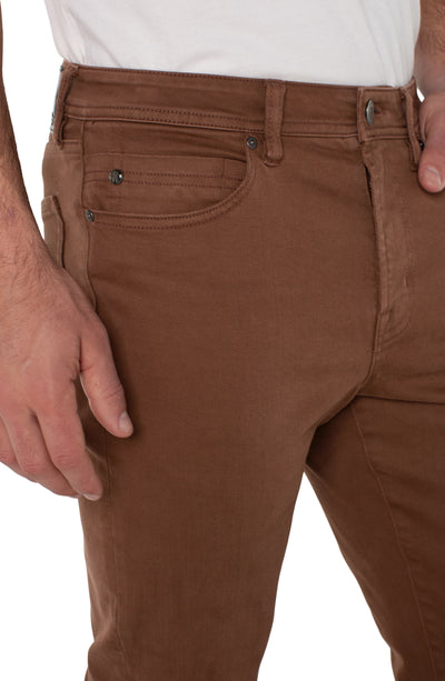 Kingston Modern Straight Jeans in Nutmeg