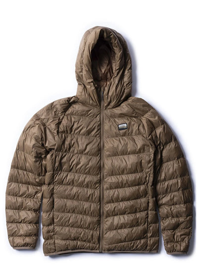Pacific Packable Eco Puff Jacket in Brown