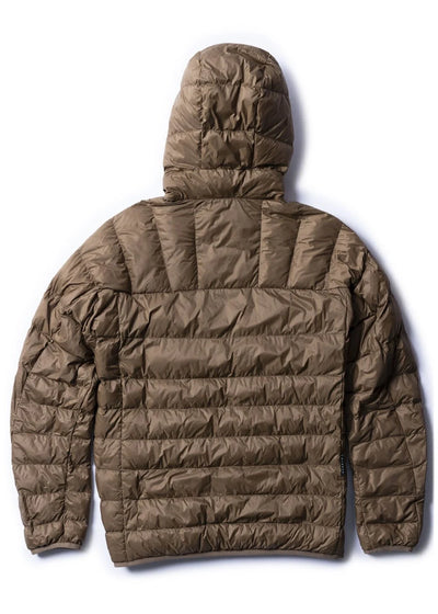Pacific Packable Eco Puff Jacket in Brown