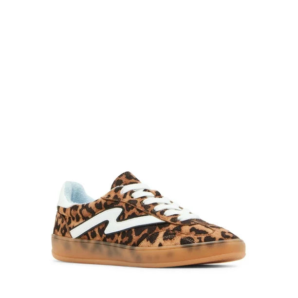 Madden Girl Giia Lace-Up Sneakers in Cheetah