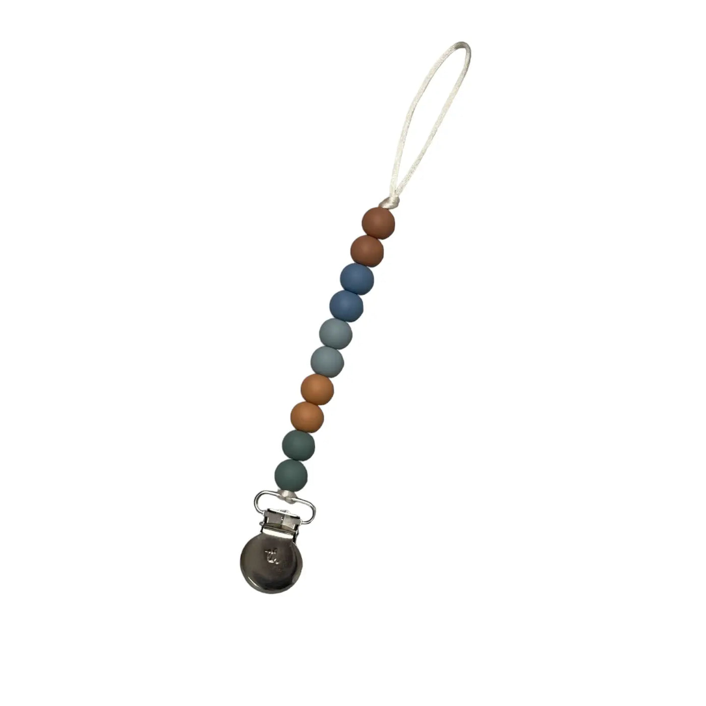 Molly Petite Pacifier/Toy Clip in Storm Clouds