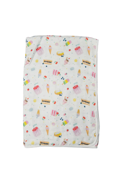 Sweet Treats Muslin Quilt Blanket