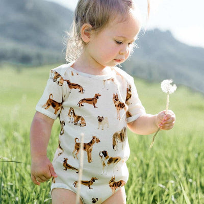 Natural Dog Organic Cotton Short Sleeve One Piece