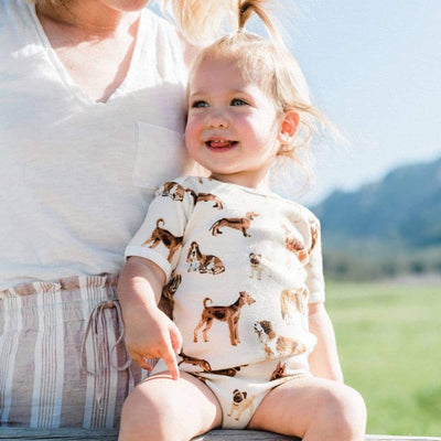 Natural Dog Organic Cotton Short Sleeve One Piece