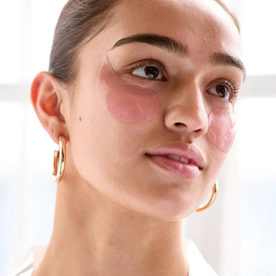 Served Chilled Rose Hydrating Eye Gels - Single