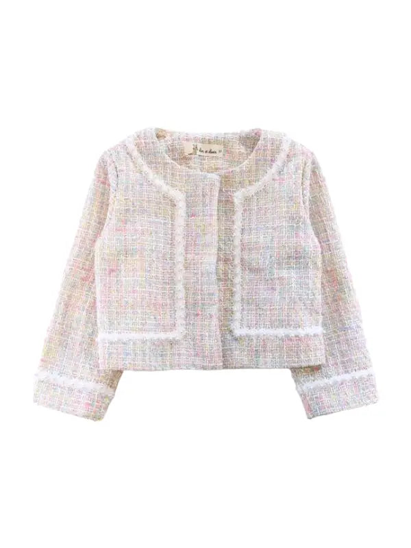Pearl Trim Tweed Jacket