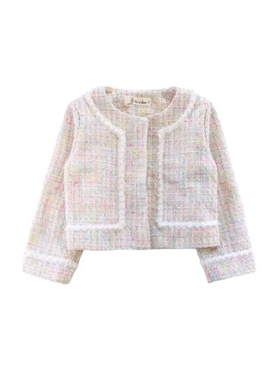 Pearl Trim Tweed Jacket