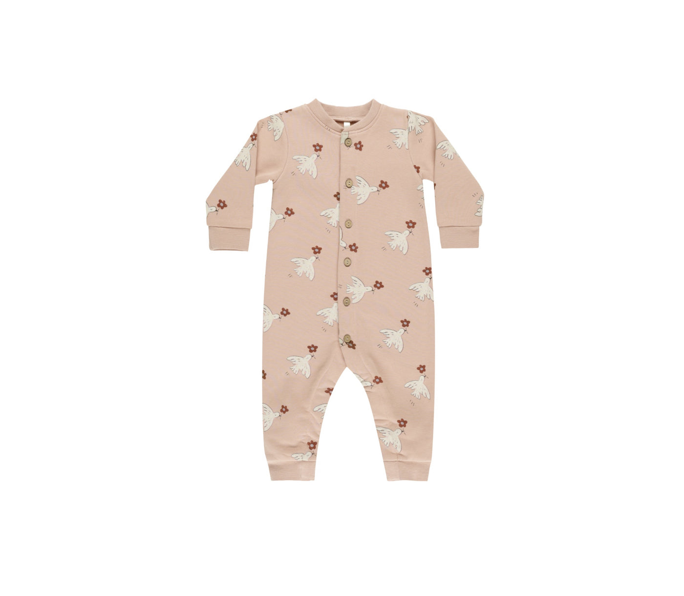 Doves Button Down Jumpsuit