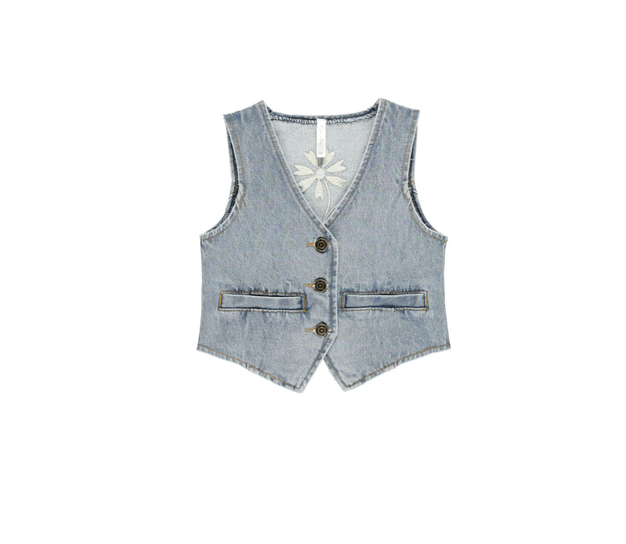 Light Wash Demin Vest