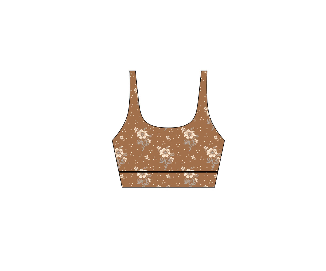 Autumn Rose Sports Bra