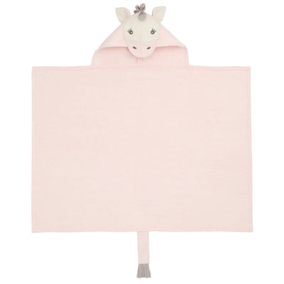 Pink Unicorn Hooded Bath Wrap
