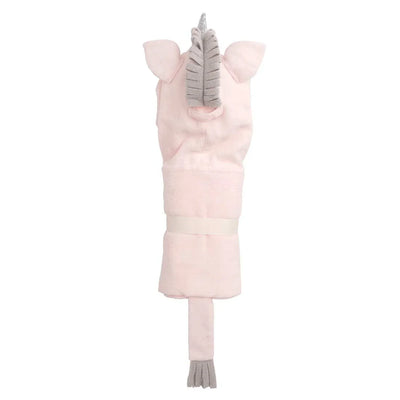 Pink Unicorn Hooded Bath Wrap