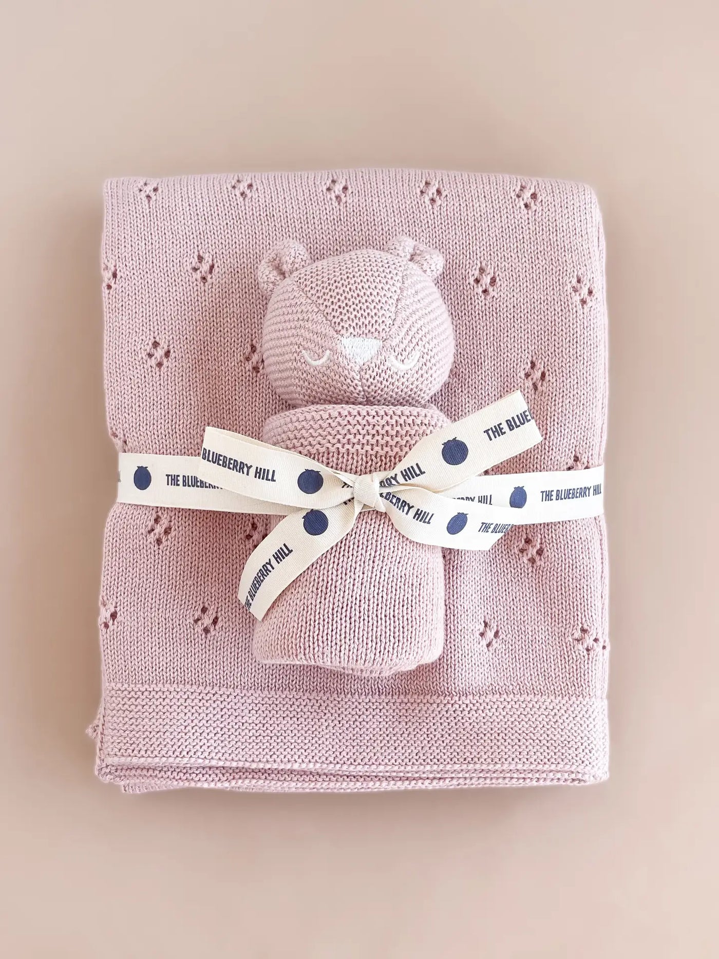 Pique Blanket & Bear Lovey