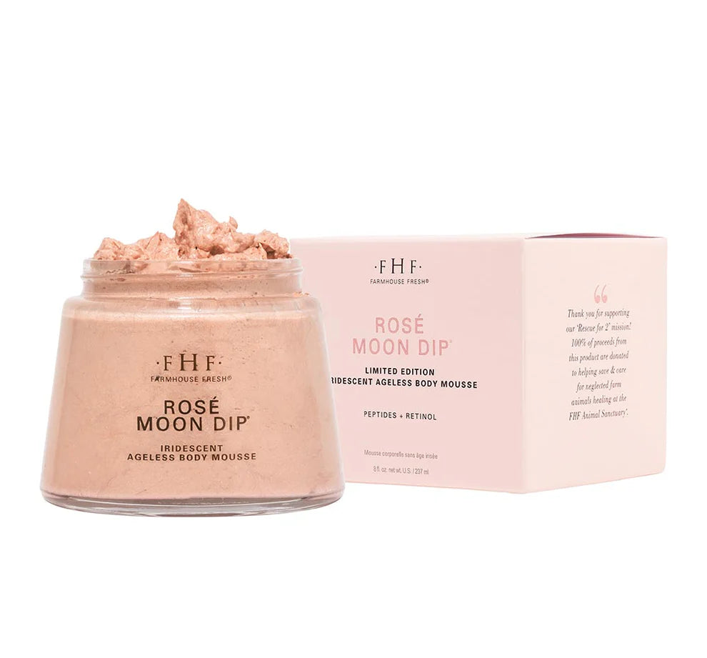Rosé Moon Dip Limited Edition Iridescent Ageless Body Mousse