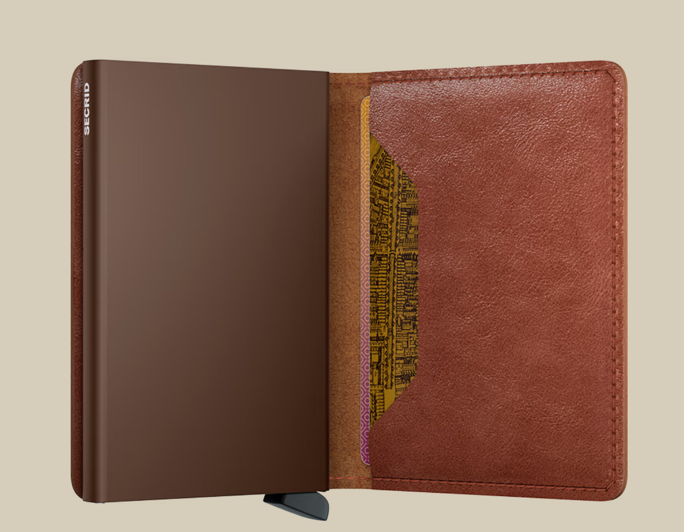 Slimwallet Vintage Cognac Brown