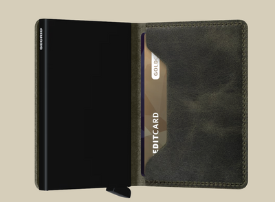 Slimwallet Vintage Olive-Black