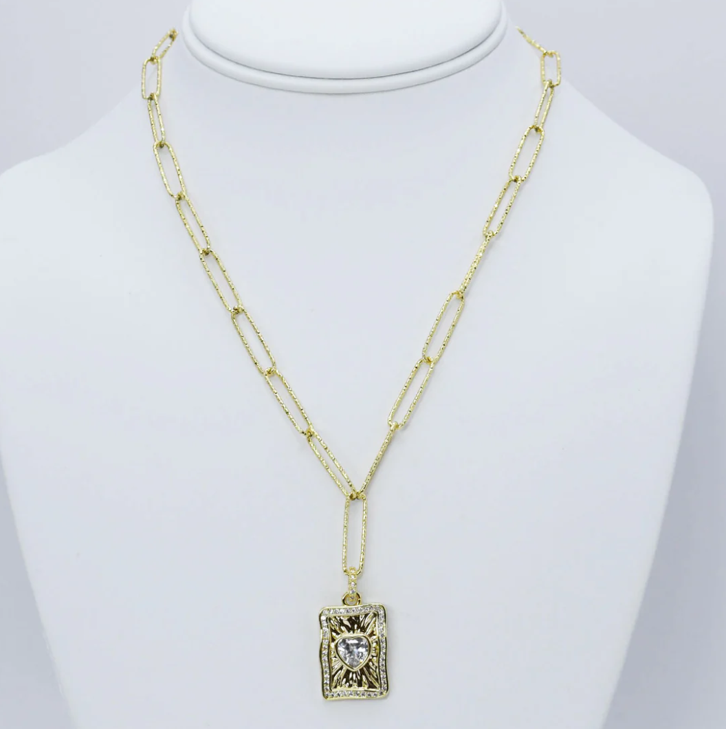 Medal Of Love Necklace