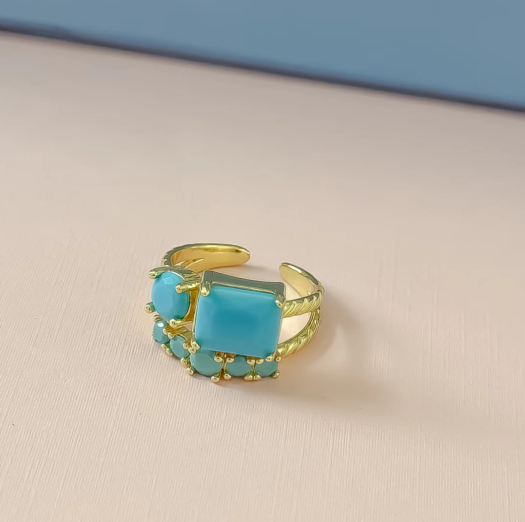 Turquoise Radiance Ring