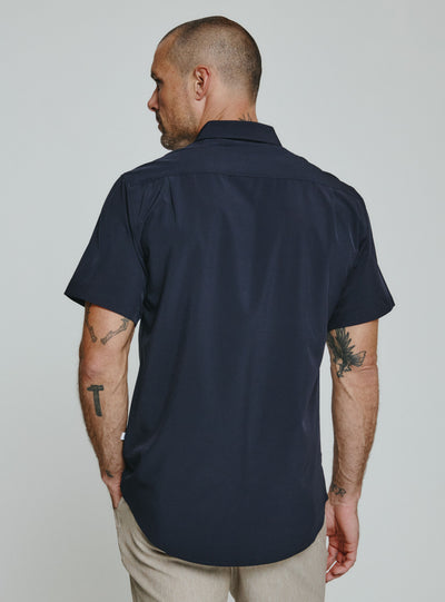 Siena Button Down in Navy