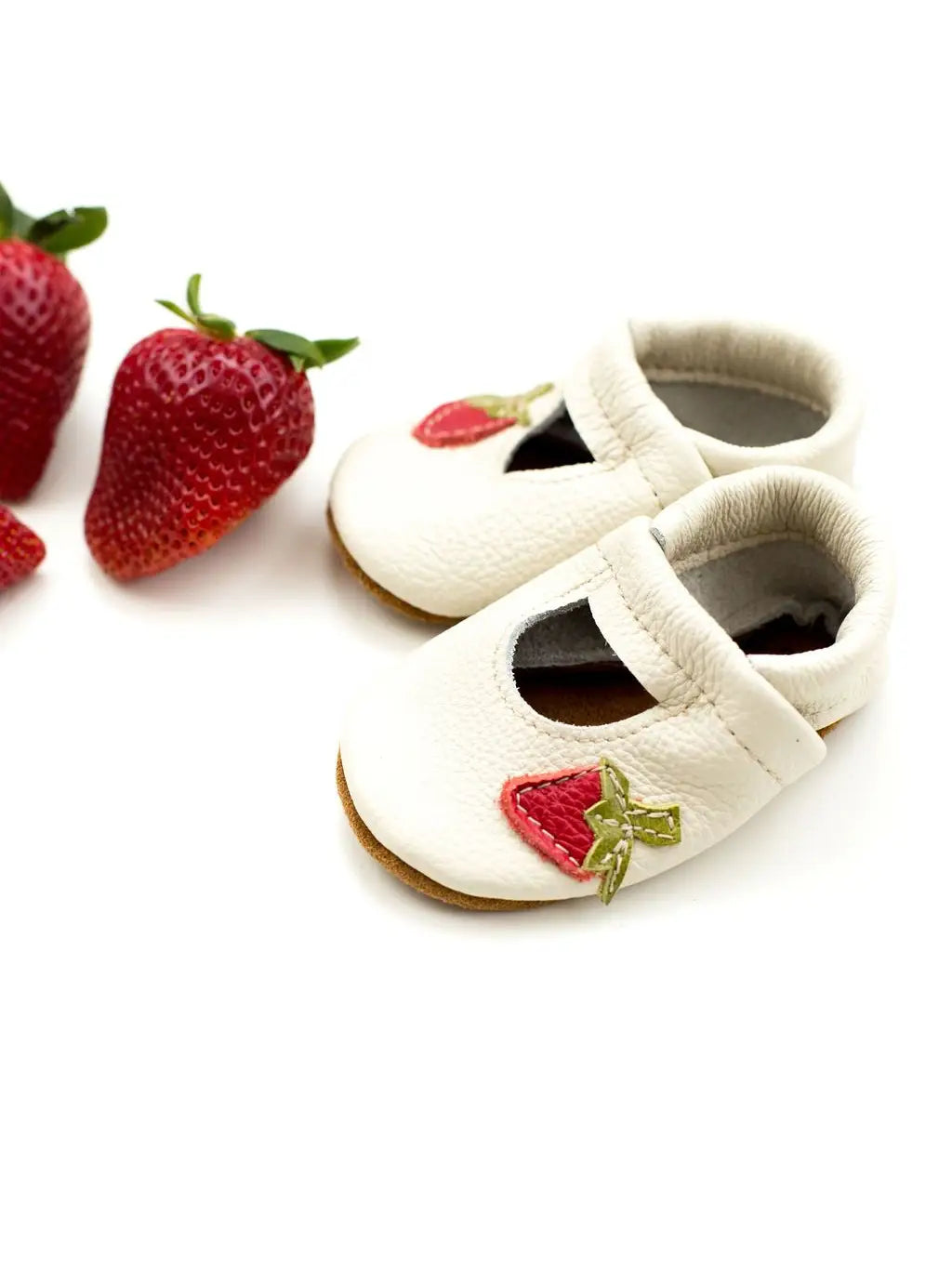 Strawberries Mary Janes Moccasins