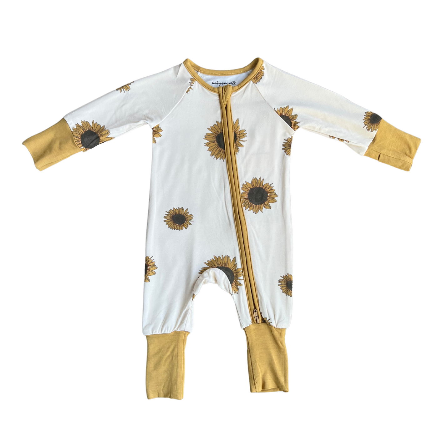 Sunflower Footless Romper
