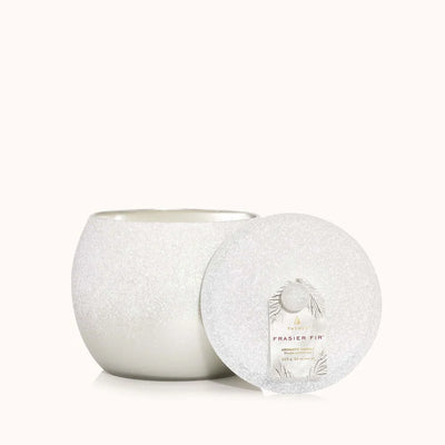 Frasier Fir Novelty Statement Flocked Candle