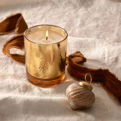 Frasier Fir 6.5 Gilded Gold Poured Candle