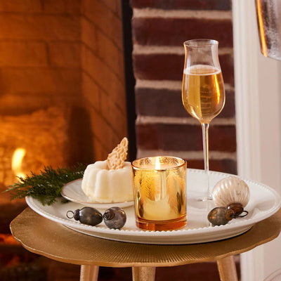 Frasier Fir 6.5 Gilded Gold Poured Candle