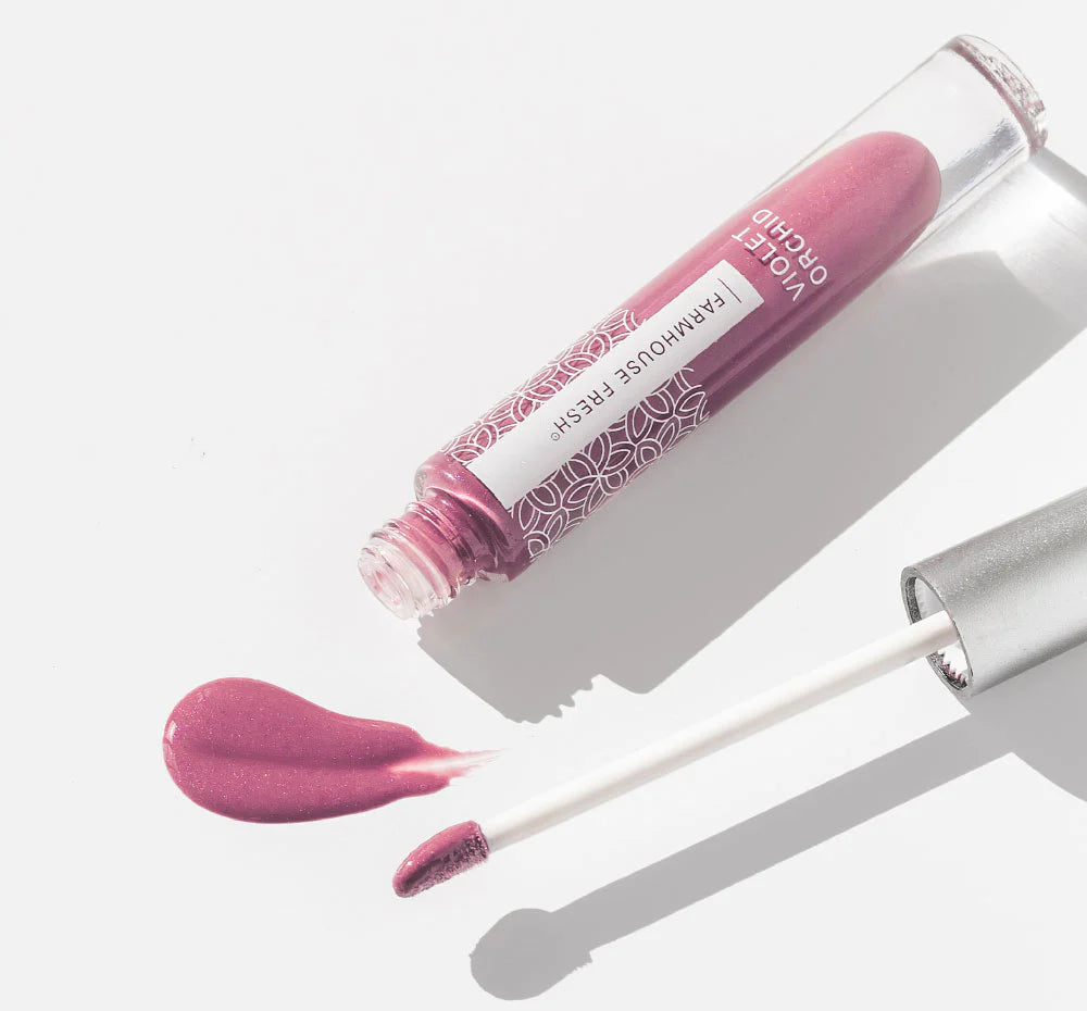 Vitamin Glaze Oil-Infused Lip Gloss in Violet Orchid