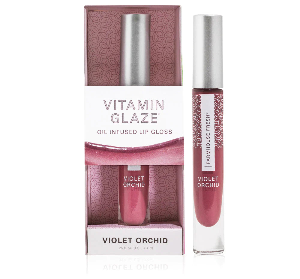 Vitamin Glaze Oil-Infused Lip Gloss in Violet Orchid