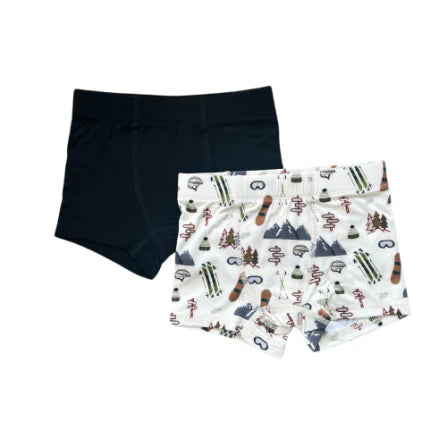 Boy's Boxer Set - Winter Ski