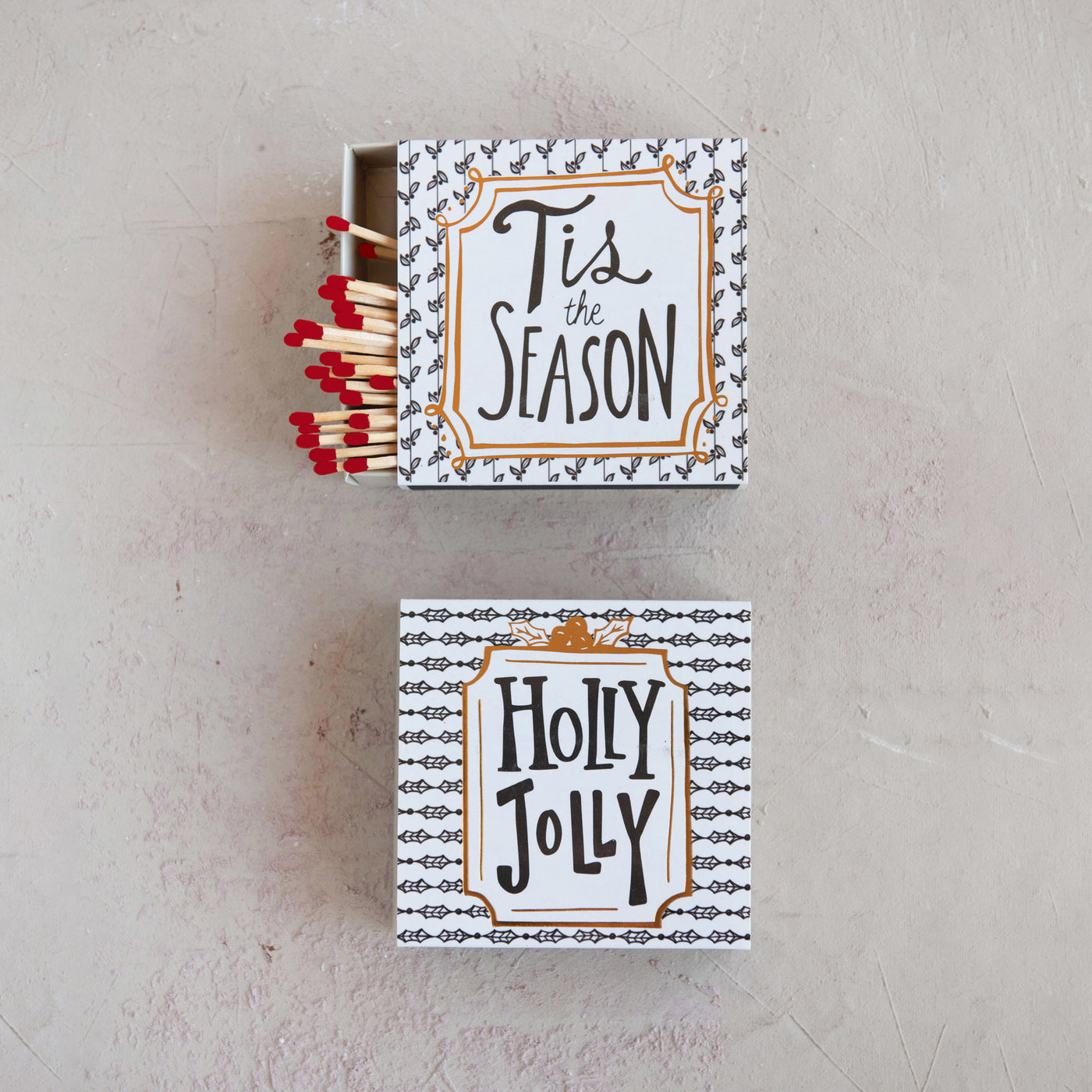 Holiday Safety Matches in Matchbox