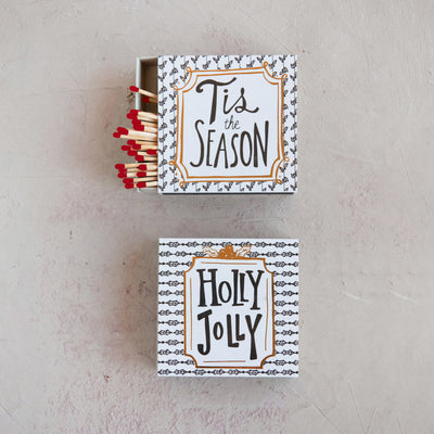 Holiday Safety Matches in Matchbox