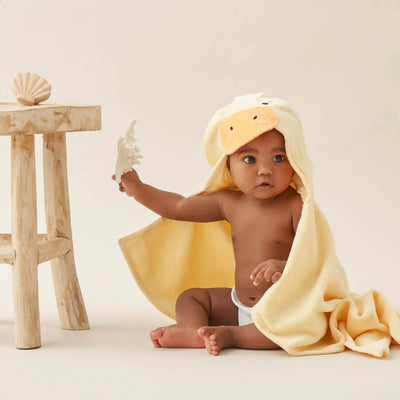 Yellow Duckie Hooded Towel