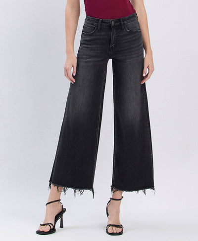 Midnight Edge High-Rise Wide-Leg Jeans