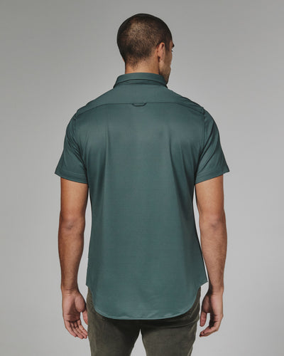 Owen Short Sleeve Shirt in Basil