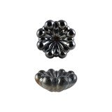 Decorative Stoneware Abstract Shaped Bowl, Reactive Glaze