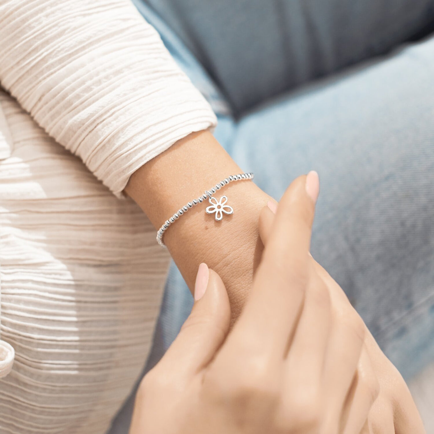 A Little 'Thinking Of You' Bracelet - Silver
