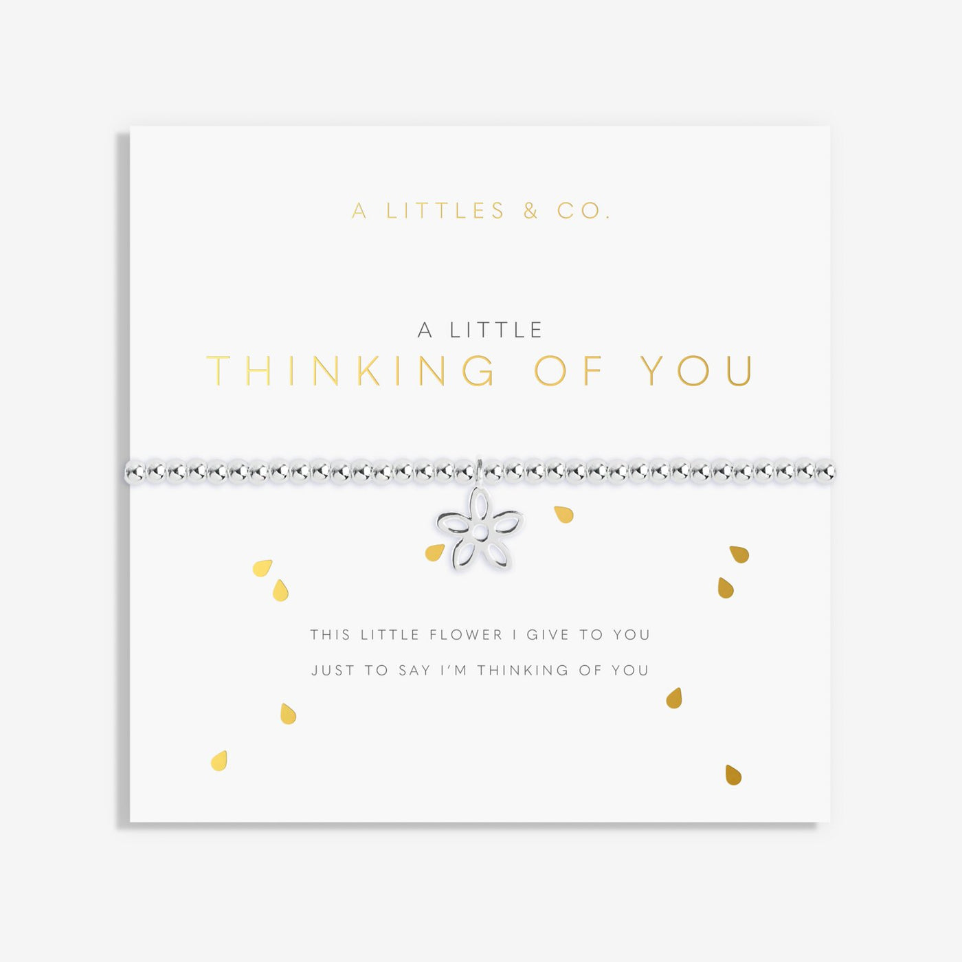 A Little 'Thinking Of You' Bracelet - Silver