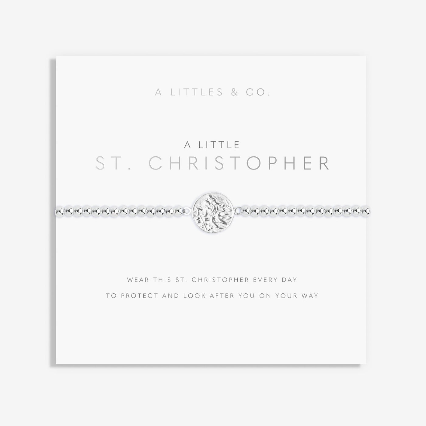 A Little 'St Christopher' Bracelet - Silver