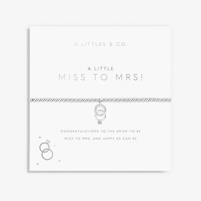 A Little 'Miss to Mrs!' Bracelet - Silver