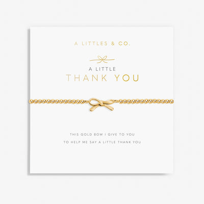 A Little 'Thank You' Bracelet - Gold