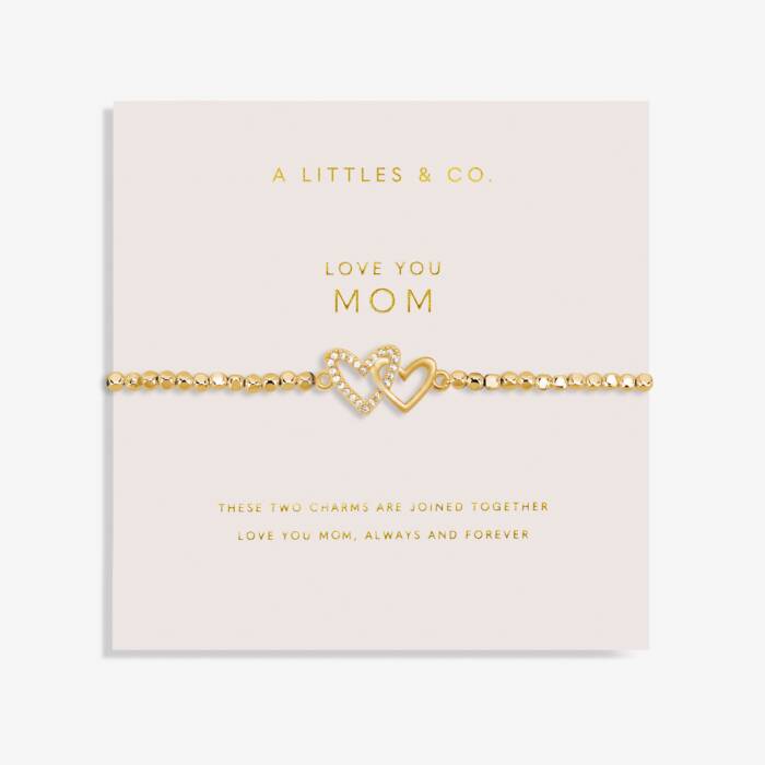Forever Yours 'Love You Mom' Bracelet - Gold