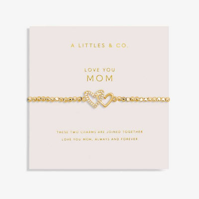 Forever Yours 'Love You Mom' Bracelet - Gold