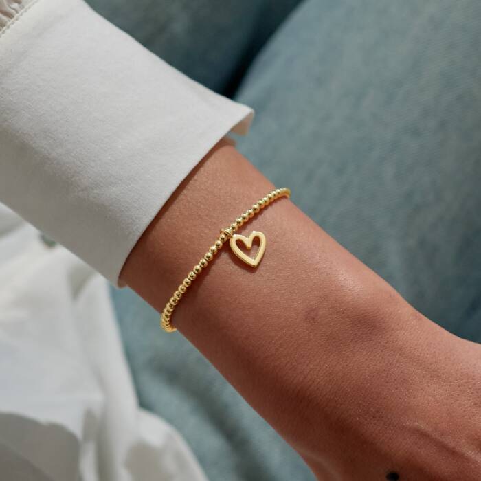 Christmas Gift Box 'Happy Holidays' Bracelet In Gold-Tone Plating