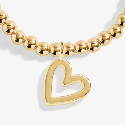 Christmas Gift Box 'Happy Holidays' Bracelet In Gold-Tone Plating