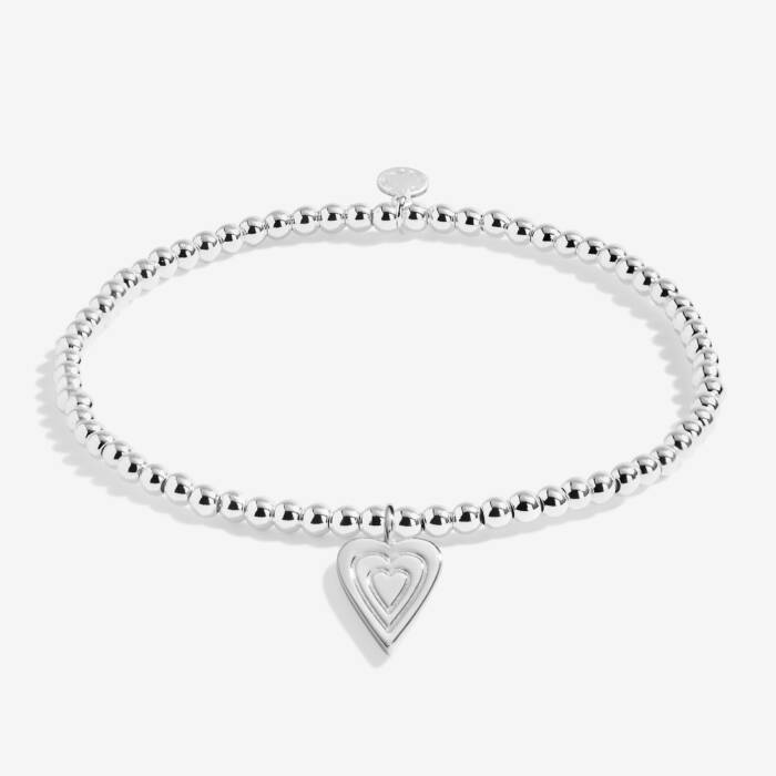 Christmas Gift Box 'Grateful, Thankful, Blessed' Bracelet In Silver Plating